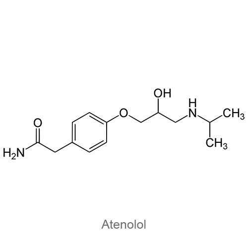 Атенолол структурная формула