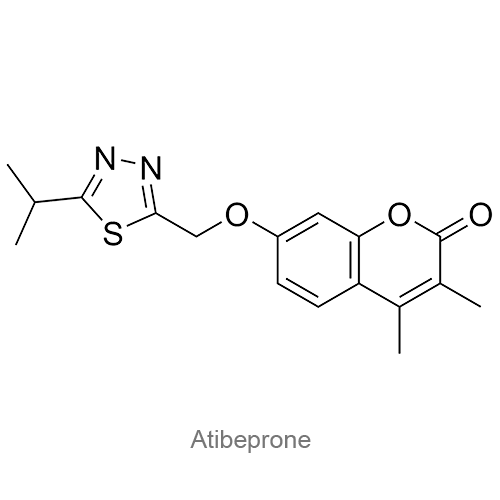 Структурная формула Атибепрон