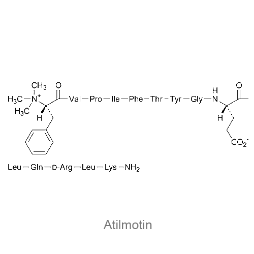 Структурная формула Атилмотин