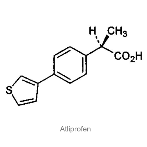 Атлипрофен структурная формула