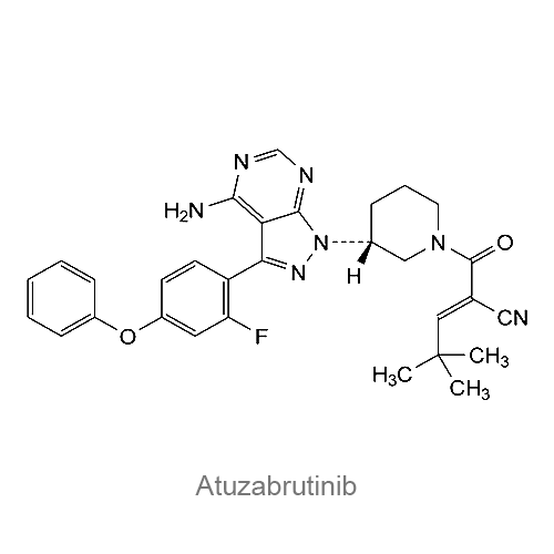 Структурная формула Атузабрутиниб