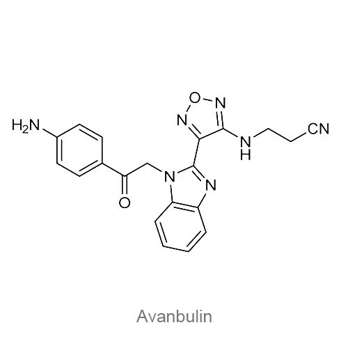 Структурная формула Аванбулин
