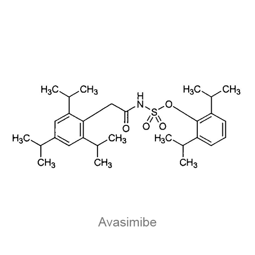 Структурная формула Авасимиб