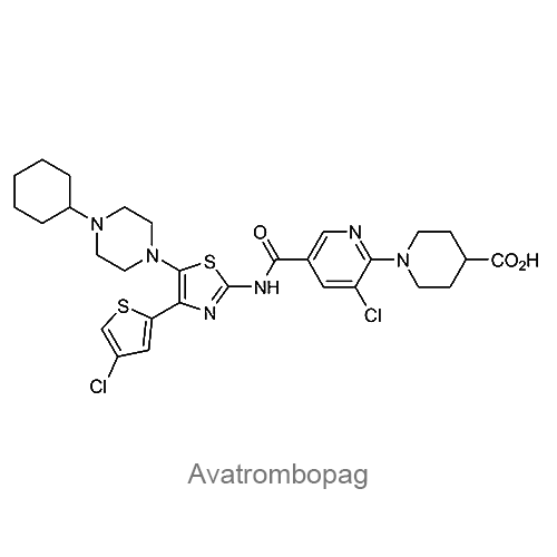Структурная формула Аватромбопаг