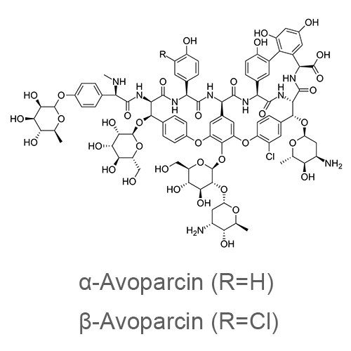Авопарцин структурная формула