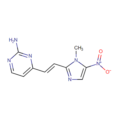 Азанидазол структурная формула