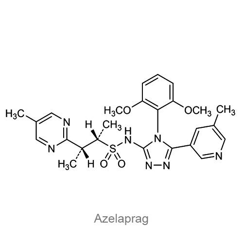 Структурная формула Азелапраг