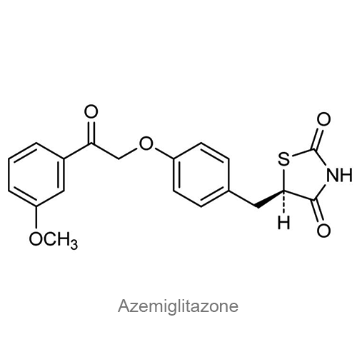 Структурная формула Аземиглитазон