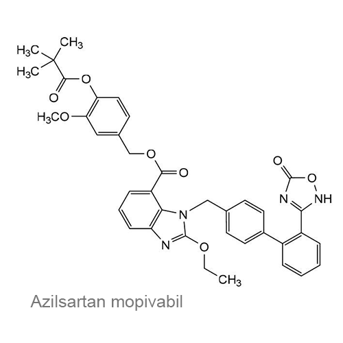 Структурная формула Азилсартан мопивабил