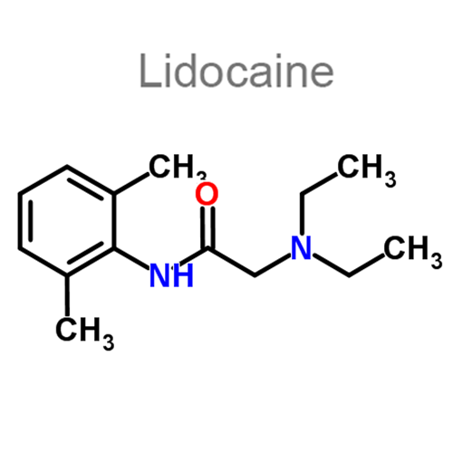 Структурная формула 4 Бацитрацин + Неомицин + Полимиксин B + Лидокаин