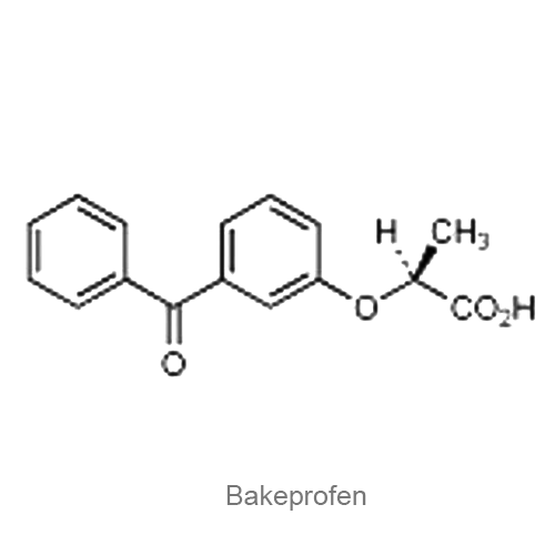 Структурная формула Бакепрофен