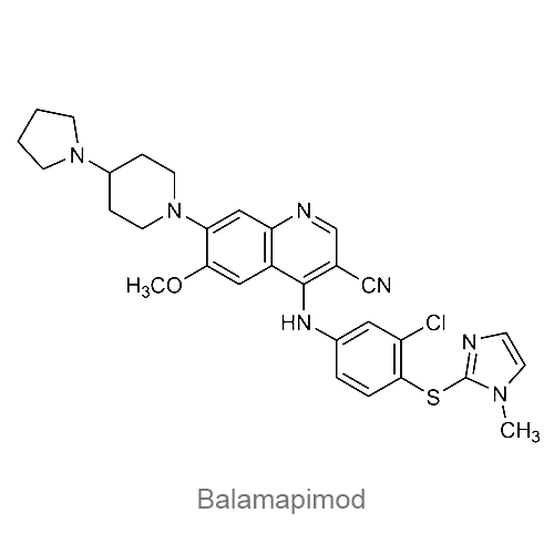 Структурная формула Баламапимод
