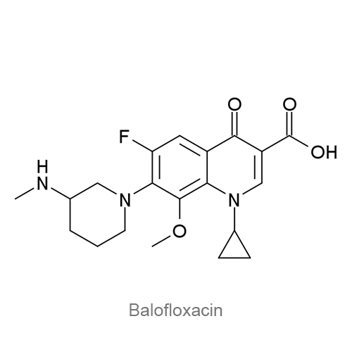 Балофлоксацин структурная формула