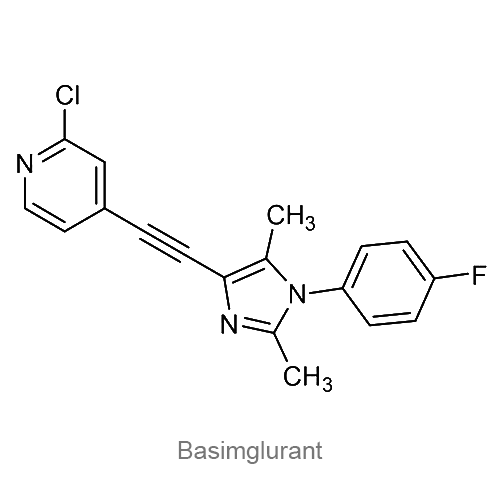 Структурная формула Басимглурант