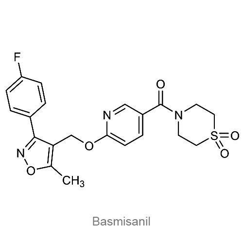 Структурная формула Басмисанил