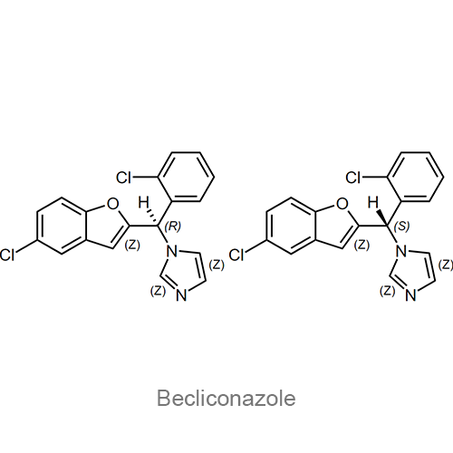 Структурная формула Бекликоназол