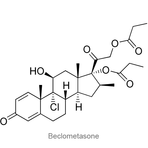Беклометазон структурная формула