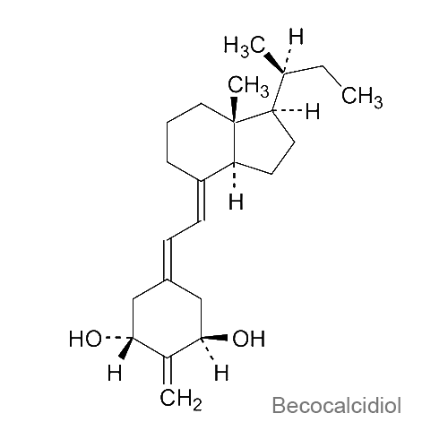 Структурная формула Бекокальцидиол
