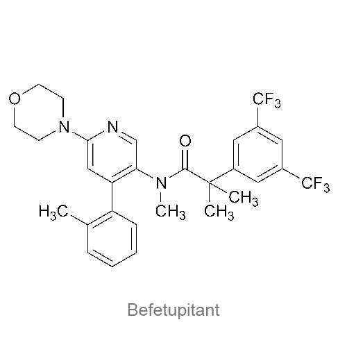 Структурная формула Бефетупитант