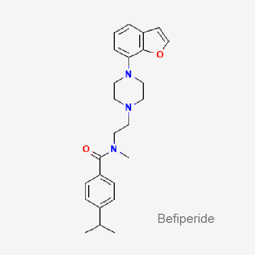 Структурная формула Бефиперид