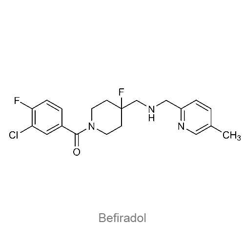 Структурная формула Бефирадол