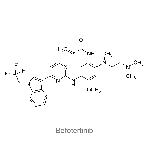 Структурная формула Бефотертиниб
