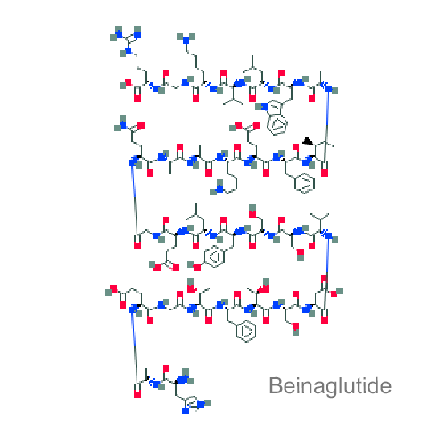 Структурная формула Бейнаглутид