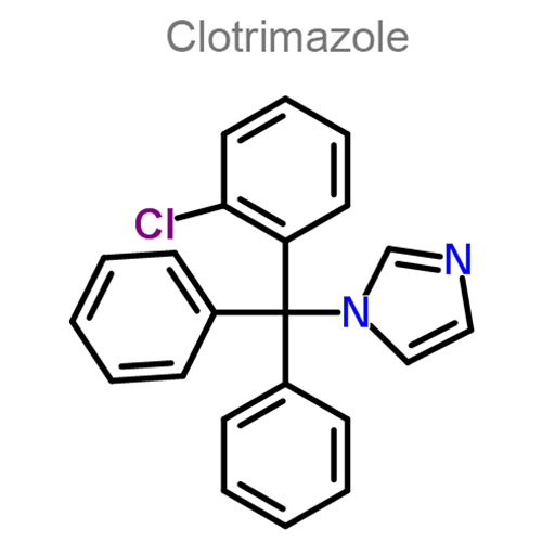 Структурная формула 3 Беклометазон + Гентамицин + Клотримазол