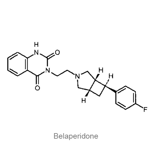 Структурная формула Белаперидон
