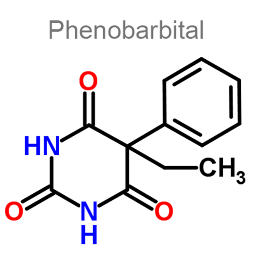 Структурная формула 4 Белладонны листьев экстракт + Кофеин + Парацетамол + Теофиллин + Фенобарбитал + Эфедрин