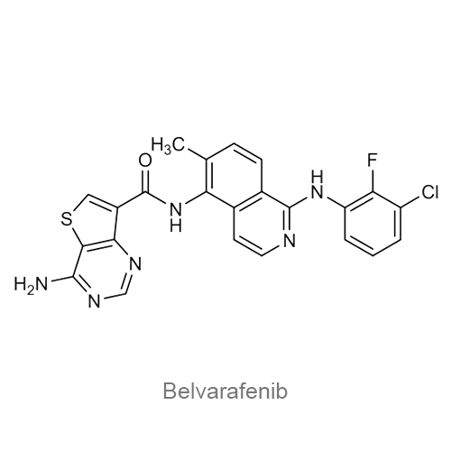 Белварафениб структурная формула