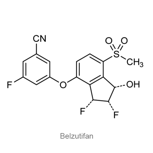 Структурная формула Белзутифан