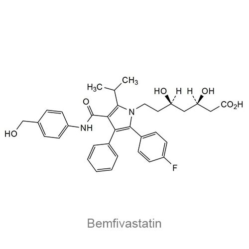 Структурная формула Бемфивастатин