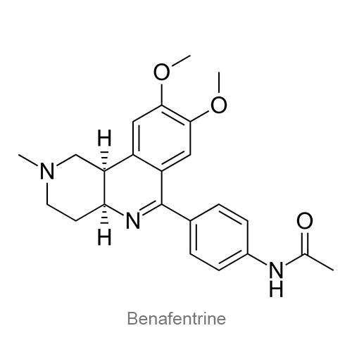 Структурная формула Бенафентрин