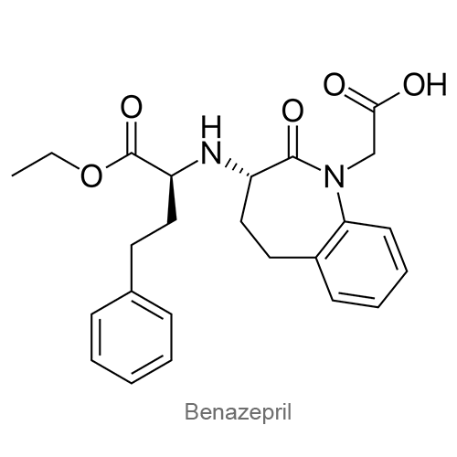 Структурная формула Беназеприл