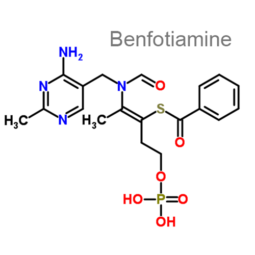 Бенфотиамин + Пиридоксин структурная формула