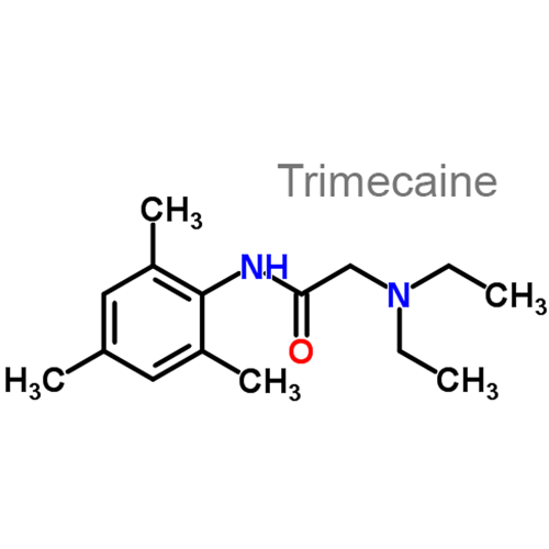 Структурная формула 2 Бензалкония хлорид + Тримекаин