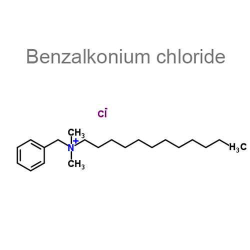 Бензалкония хлорид структурная формула