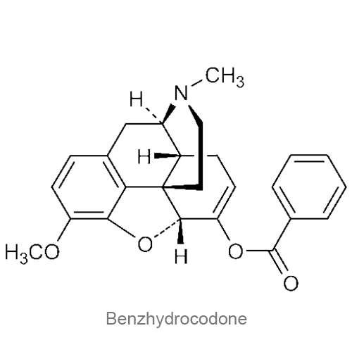 Бензидрокодон структурная формула