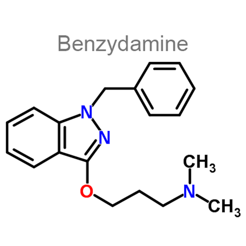 Бензидамин + Цетилпиридиния хлорид структурная формула