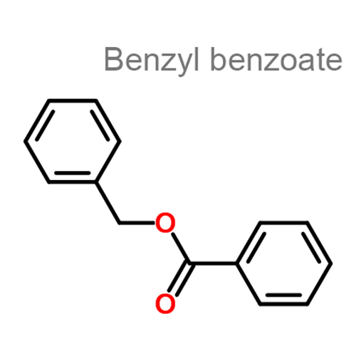 Структурная формула Бензилбензоат + Камфора