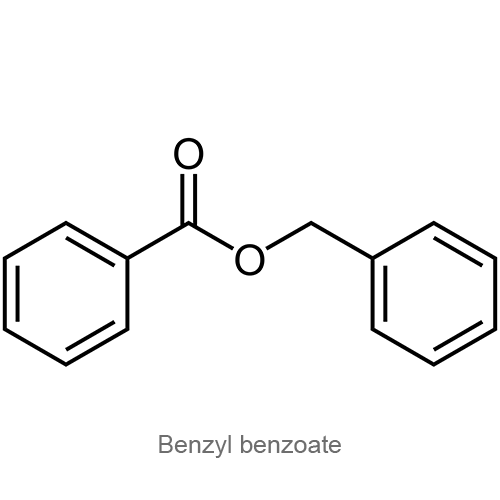Бензилбензоат структурная формула