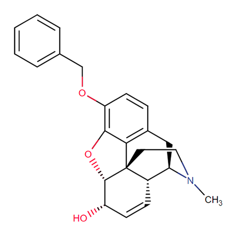Бензилморфин структурная формула