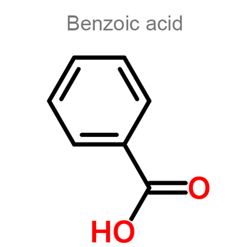 Структурная формула Бензойная кислота + Салициловая кислота