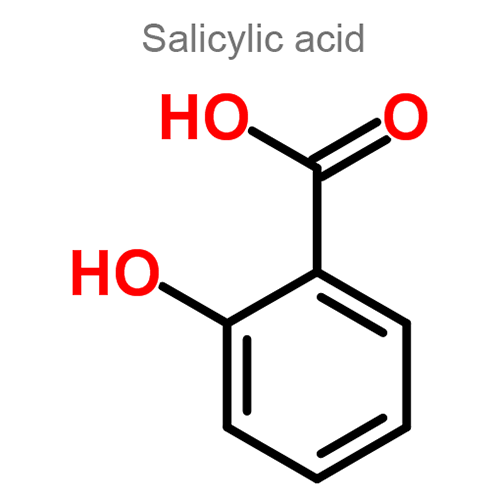 Структурная формула 2 Бензойная кислота + Вазелин + Салициловая кислота