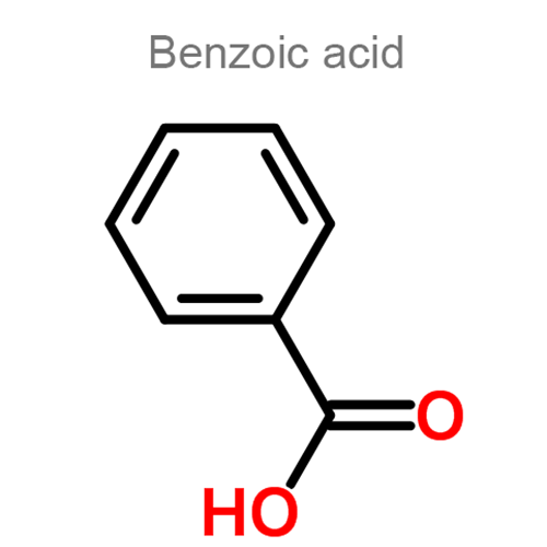 Структурная формула Бензойная кислота + Вазелин + Салициловая кислота