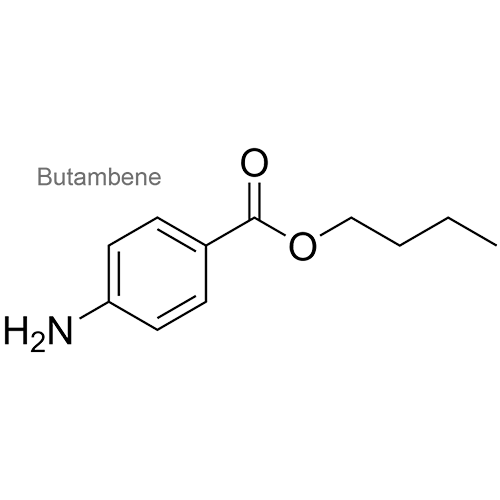 Структурная формула 2 Бензокаин + Бутамбен + Тетракаин + Бензалкония хлорид