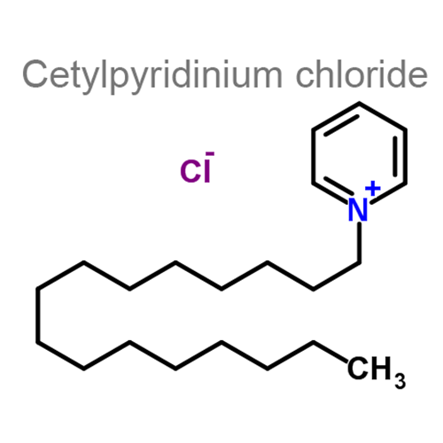 Бензокаин + Цетилпиридиния хлорид структурная формула 2