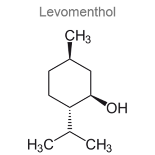 Структурная формула 3 Бензокаин + Прокаин + Левоментол