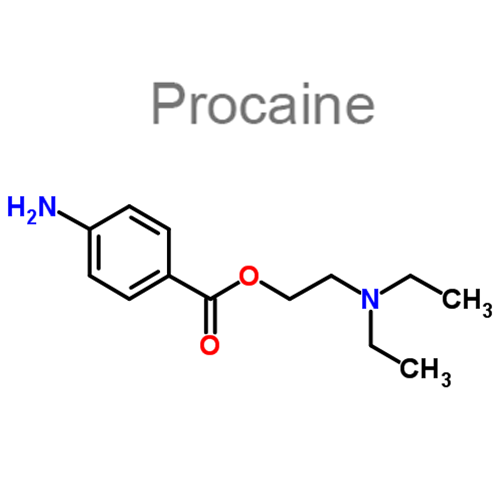 Бензокаин + Прокаин + Рацементол структурная формула 2